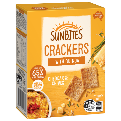 【Healthy Snack】Sunbites - Quinoa Crackers (110g)