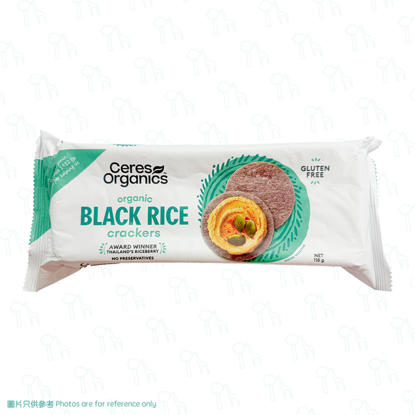 【Light and Crispy】Ceres Organics -  Vegan Organic GLUTEN-FREE Brown Rice Crackers (115g)