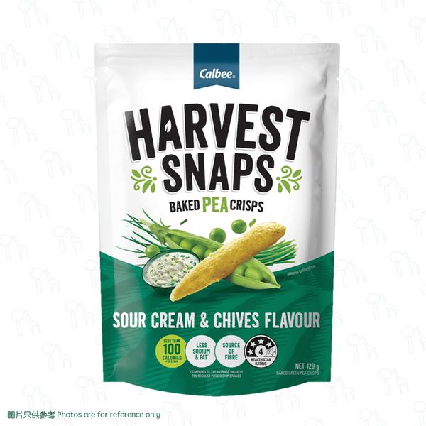 【澳洲點心】Calbee Harvest Snaps - 豌豆脆條（120克）