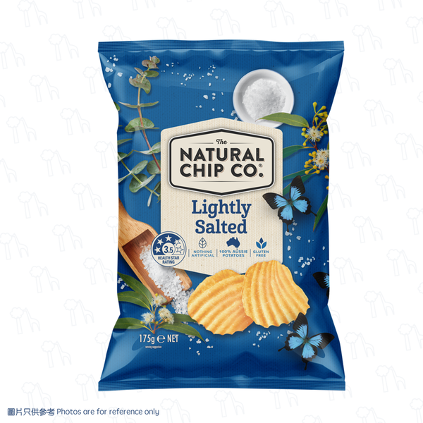 【澳洲零食】The Natural Chip Co. – 全素波浪薯片（175克）