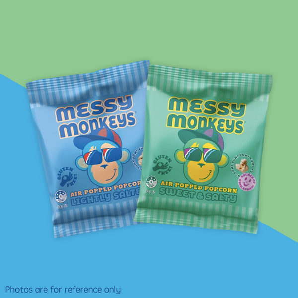 【Kid's favorite】Messy Monkeys - Gluten-free Corn Puffs Box (78g) 
