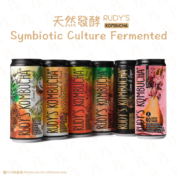 【Naturally Fermented】Rudy's Kombucha - Tasting Set (@330ml)
