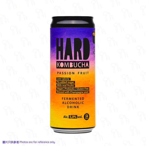 【香檳酵母】Rudy's Kombucha - 全素生酮酒精康普茶（5%酒精濃度）（330毫升）