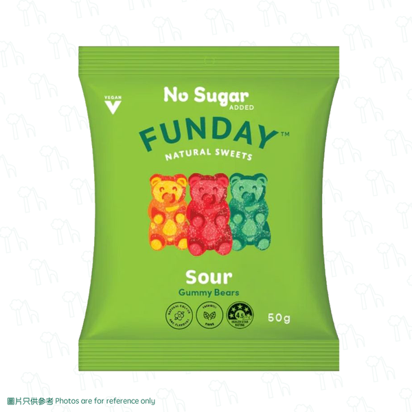 【Natural Sweets】Funday Sweet - Vegan Prebiotics Gummy (50g)
